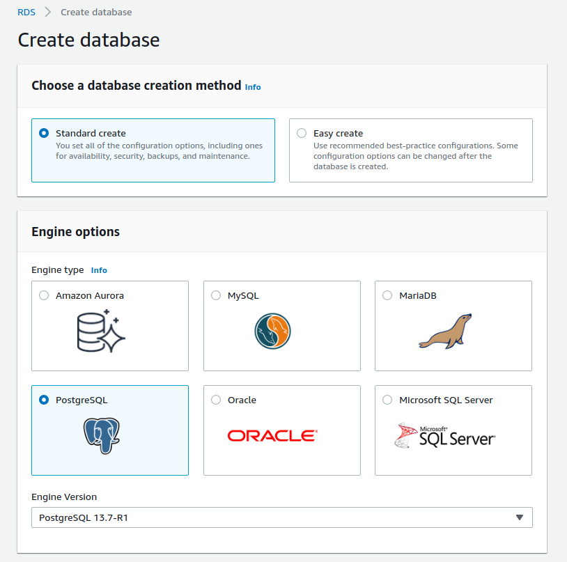 Amazon Web Service for PostgreSQL Amazon Web Service for PostgreSQL